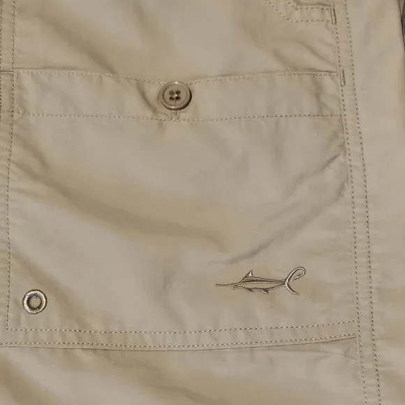 NWOT Salt Life Nylon Cargo Fishing Shorts - Size XL 7.5" Inseam - Picture 2 of 13